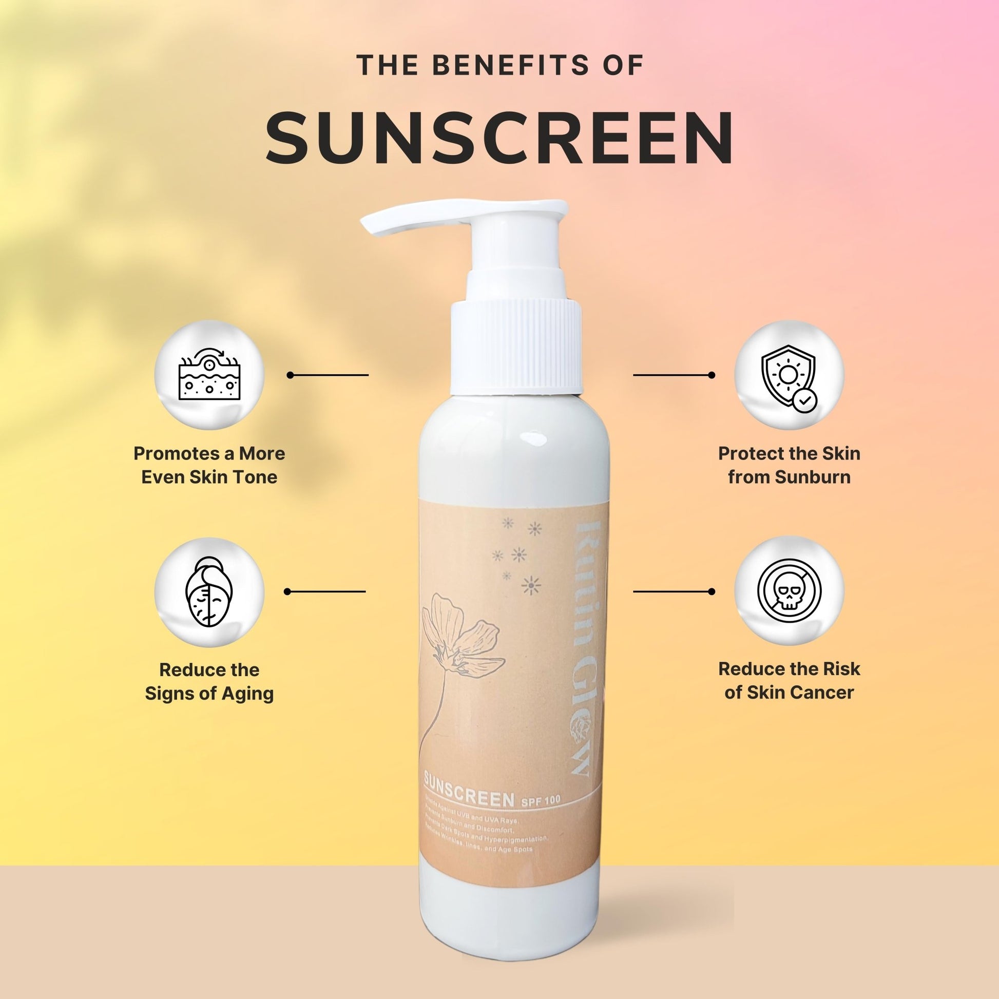 Sunscreen - SPF100 - Rutin GlowSunscreen - SPF100