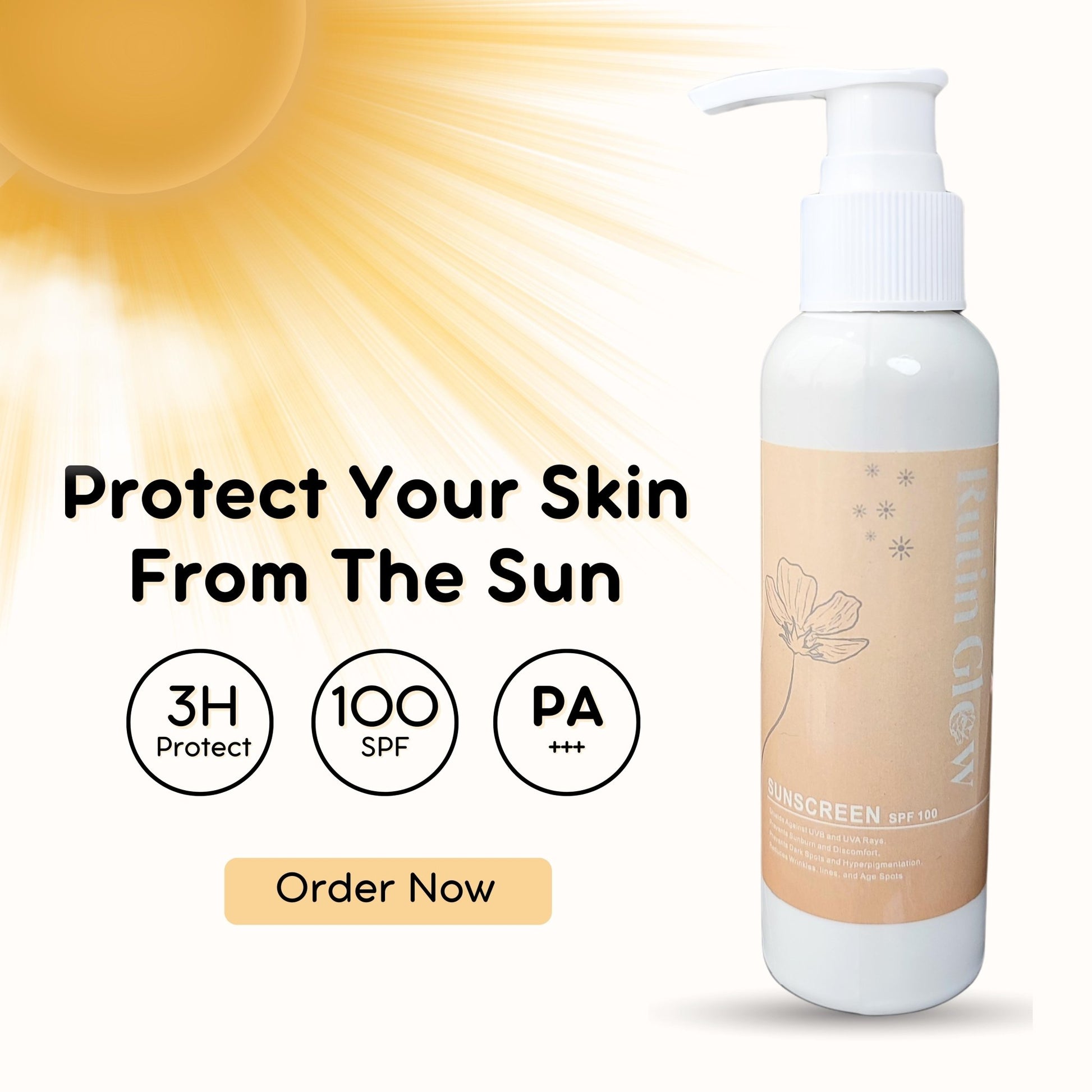 Sunscreen - SPF100 - Rutin GlowSunscreen - SPF100